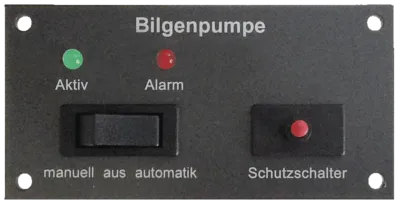 Bilgenpumpenpanel BPA 202 (ohne akustischem Alarm)