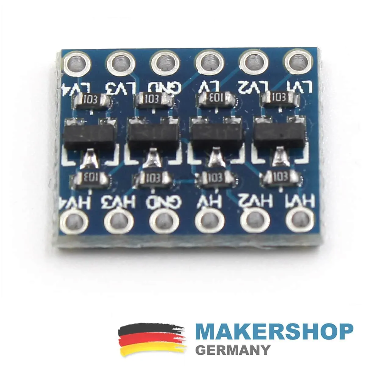 4 Kanal Pegelwandler I2C 5V-3.3V Level Shifter Konverter Arduino Raspberry Pi – Bild 4
