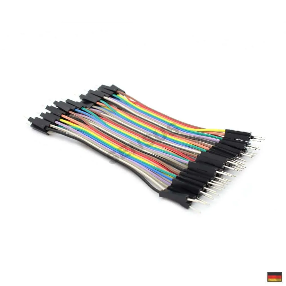 40p 10cm – Jumper Wire Steckbrücken Steckbrett Kabel male female männlich weiblich – Bild 3