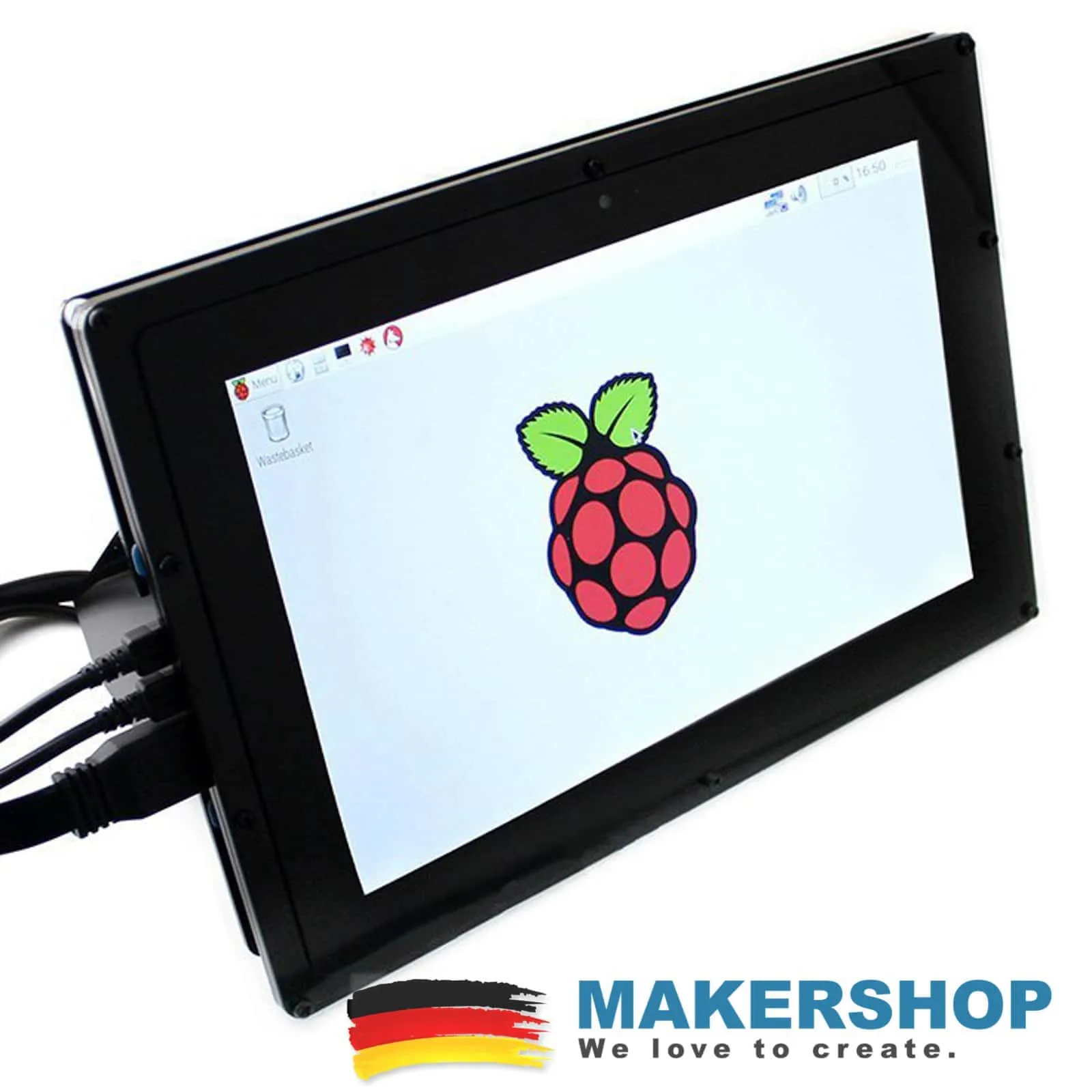 Waveshare 10.1inch (B) LCD Touch 1280×800 HDMI IPS Farbdisplay TFT Gehäuse Raspberry Pi – 11769