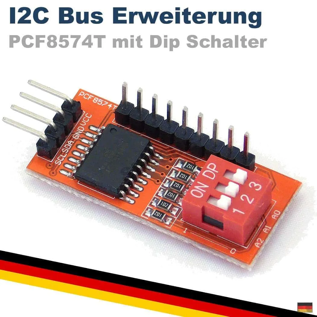PCF8574T 8-Bit I/O I2C Erweiterung Bus Expander Modul Arduino Raspberry PCF8574