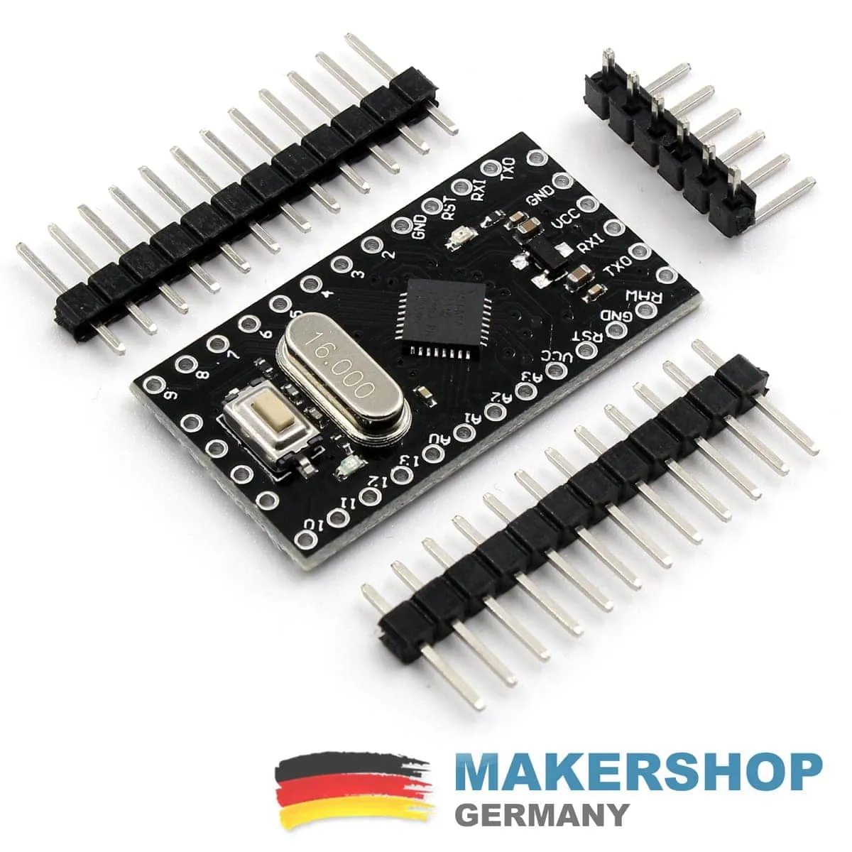 5 x Atmel ATmega 168 16MHz 5V Board kompatibel zu Arduino Pro Mini – Bild 4