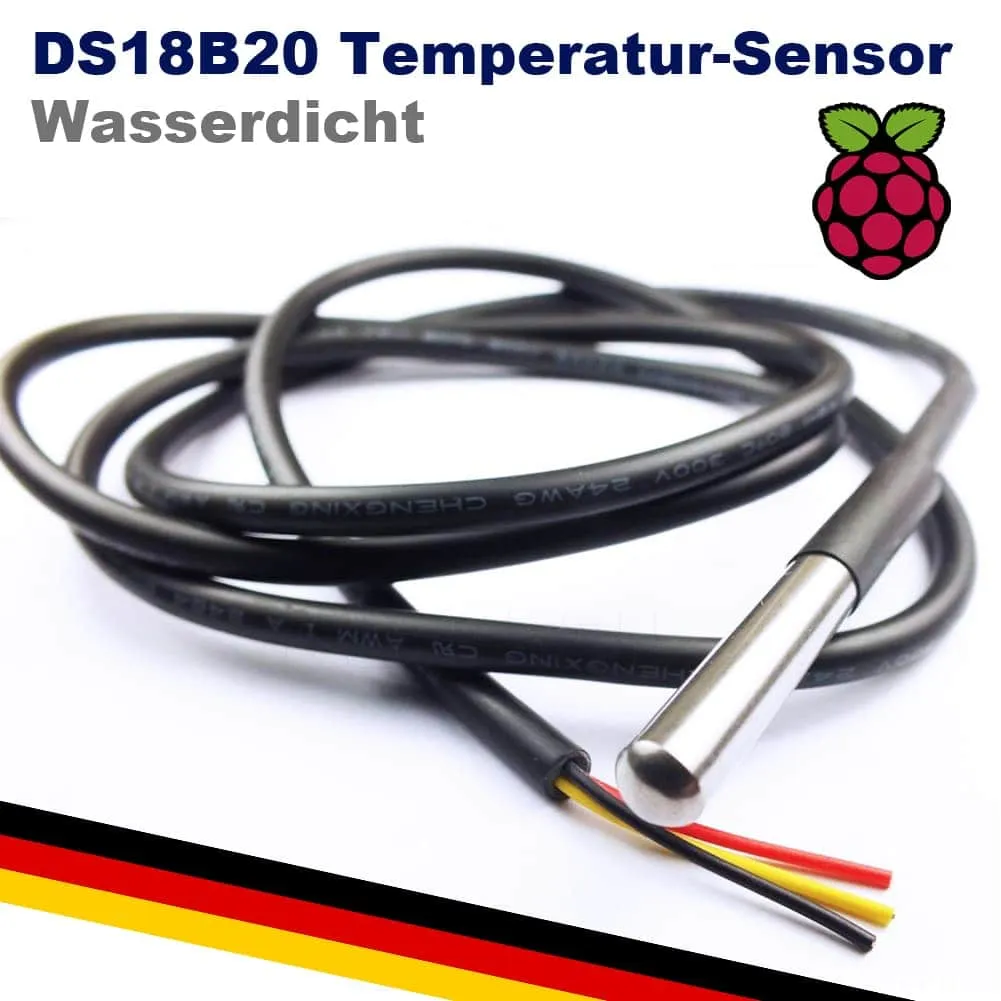 3 x Temperatursensor DS18B20 – wasserdicht 1m – Bild 4
