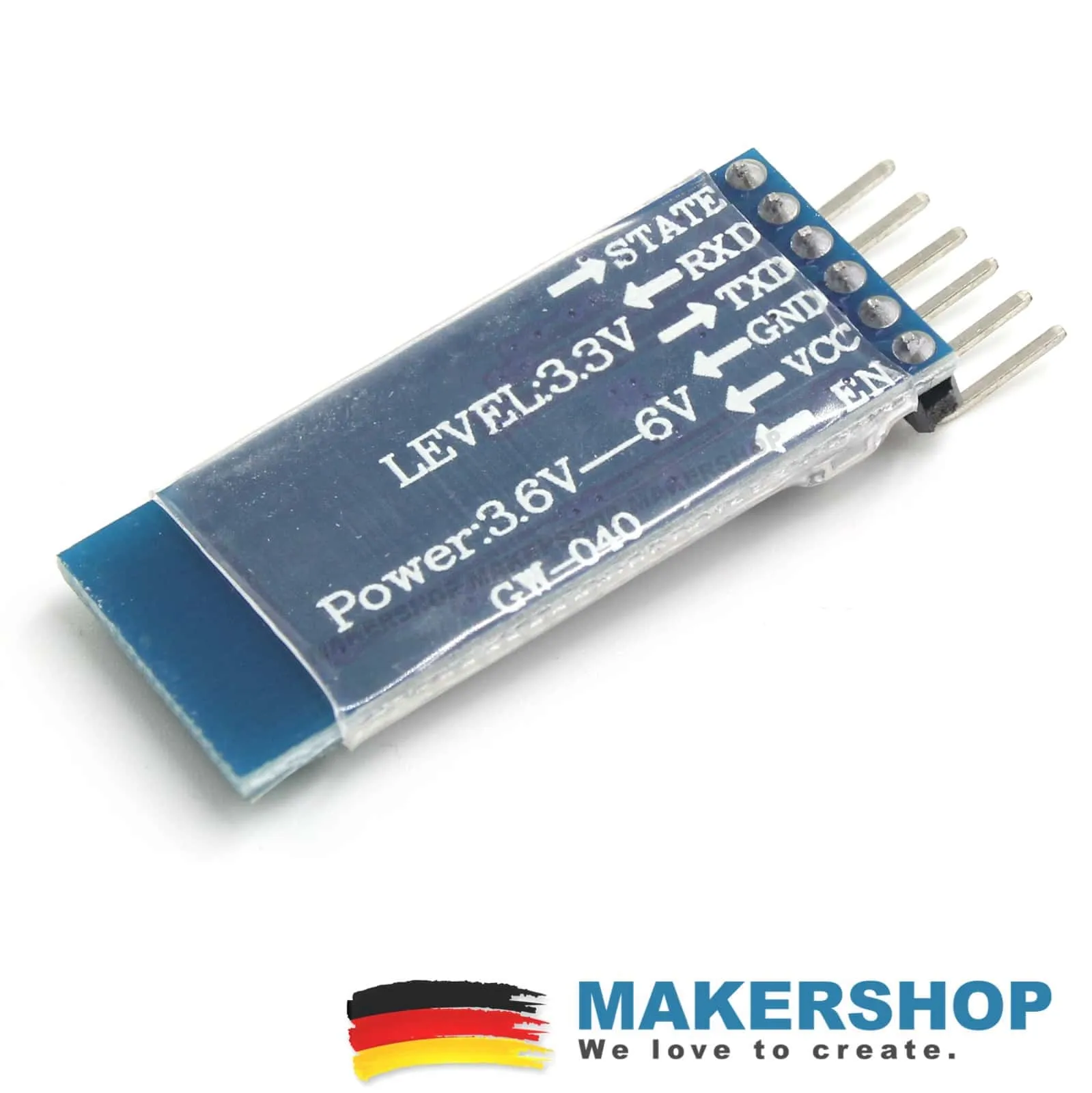 HC-05 6-Pin USB Bluetooth Modul Button Master/Slave Arduino Raspberry Pi – Bild 4