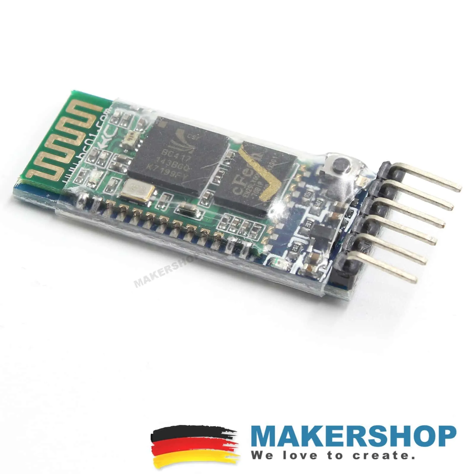HC-05 6-Pin USB Bluetooth Modul Button Master/Slave Arduino Raspberry Pi – Bild 3