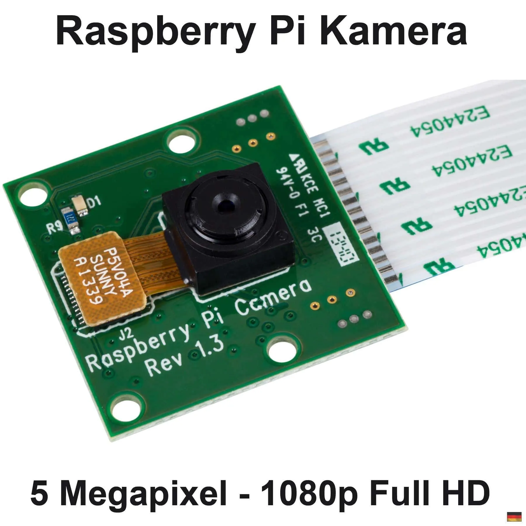 Raspberry Pi Kameramodul Kamera Camera Module – 5MP Cam, 1080p FullHD Videos – Bild 2