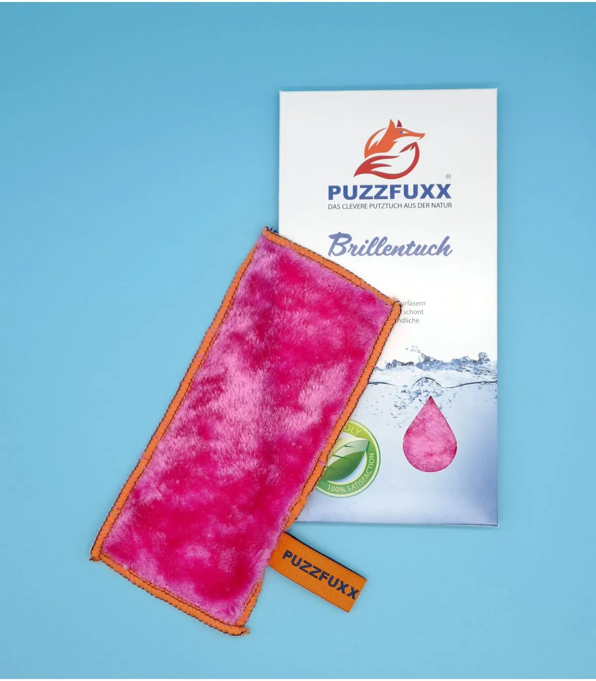 PUZZFUXX ® Brillentuch pink