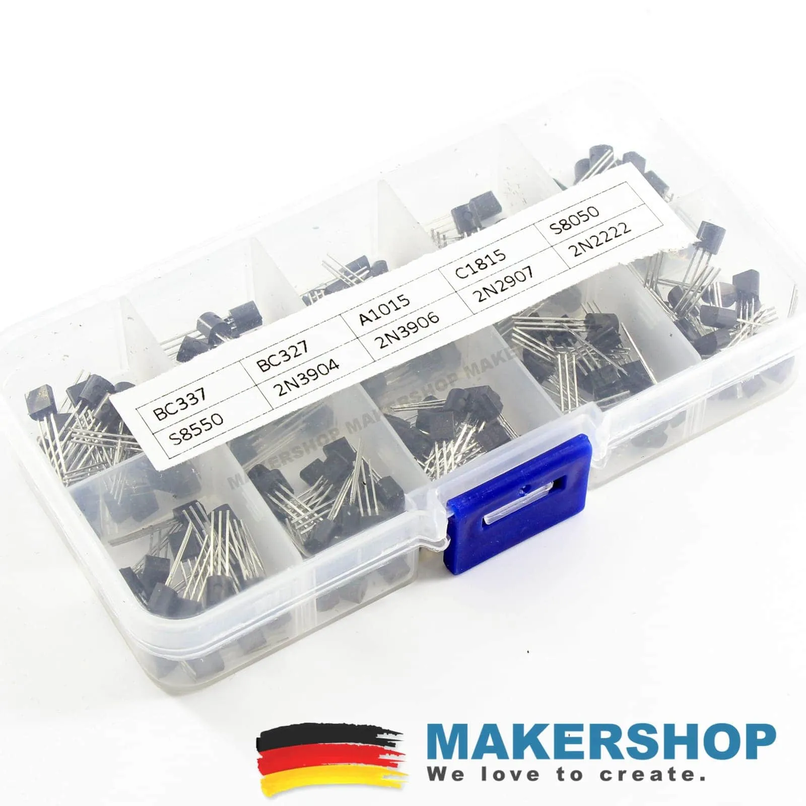 200x 10 Werte Leistungstransistor Transistoren Sortiment Kit BC327 BC337 PNP NPN – Bild 3