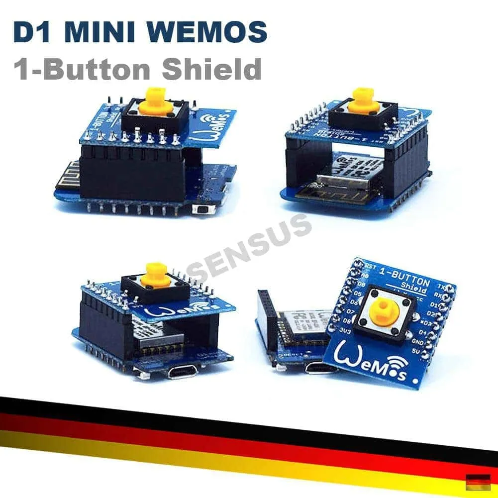 Button Shield Knopf Taster Erweiterung Karte für Arduino Wemos D1 Mini – Bild 2