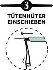 TÜTENHÜTER (Verschlussclips) – 6er-Set korallrot – Bild 6