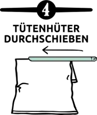 TÜTENHÜTER (Verschlussclips) – 6er-Set korallrot – Bild 7