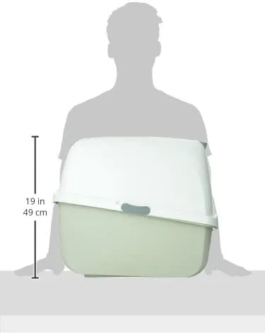 Catit 50702 Katzentoilette mit Abdeckung, 43 x 57 x 50cm – Bild 5