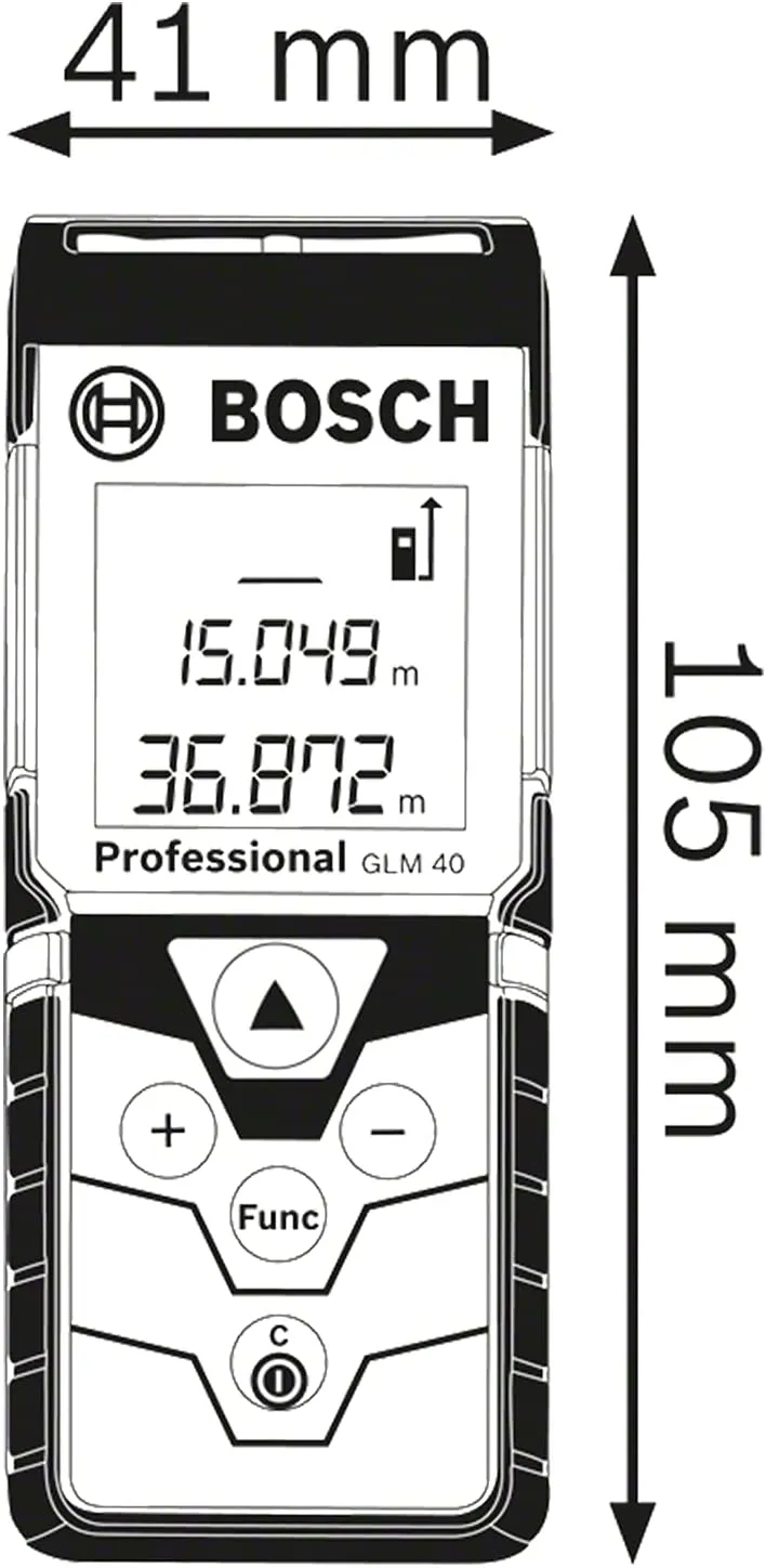 Bosch Professional Laser Entfernungsmesser GLM 40 – Bild 7