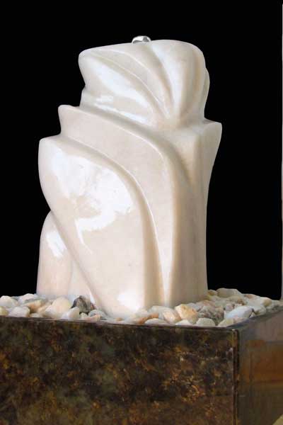 Skulpturbrunnen Thassos White 47cm – Bild 3