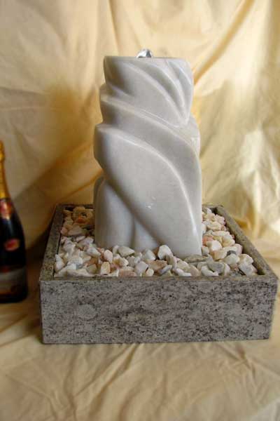 Skulpturbrunnen Thassos White 47cm – Bild 4