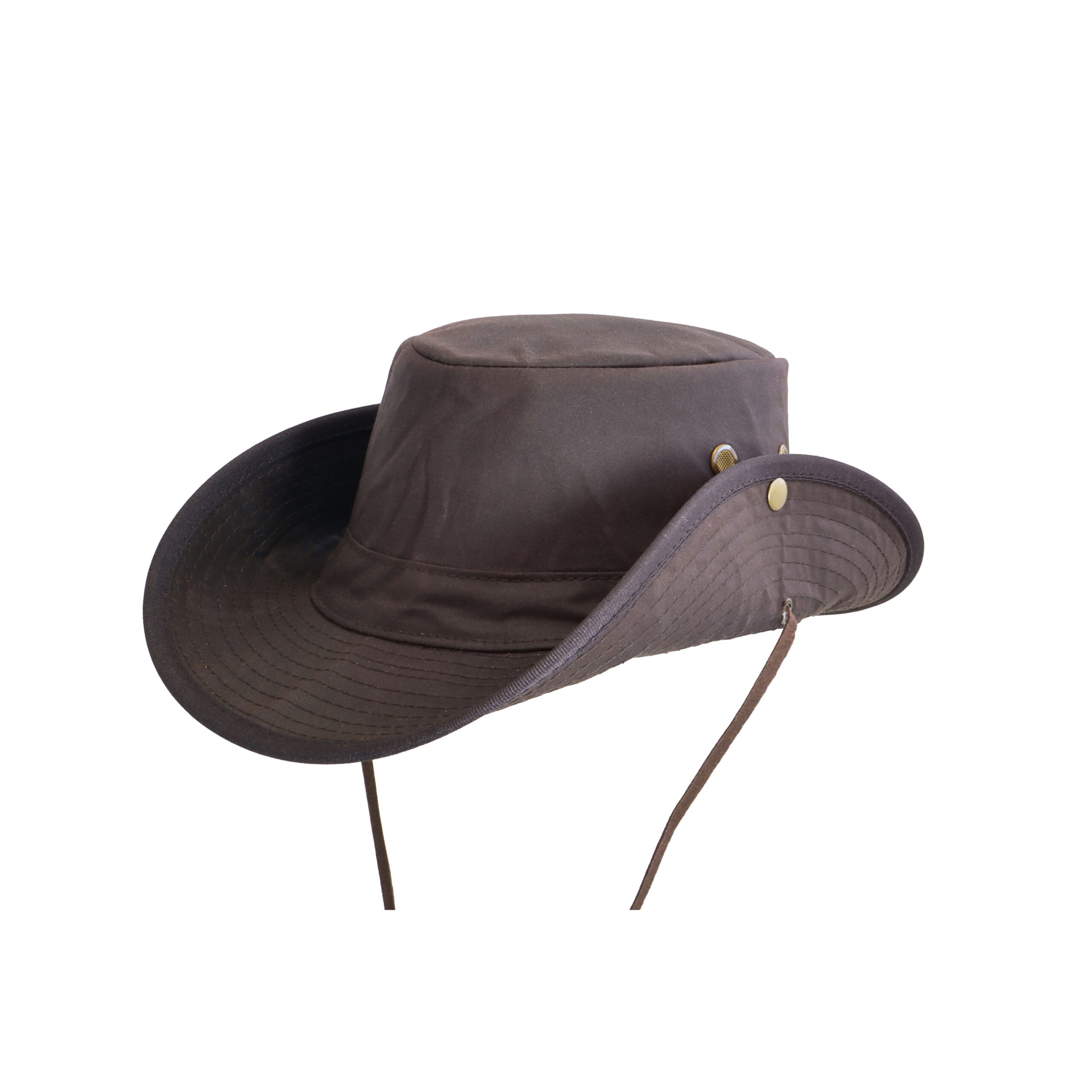 Origin Outdoors Hut Crushable Oilskin dunkelbraun – Bild 3